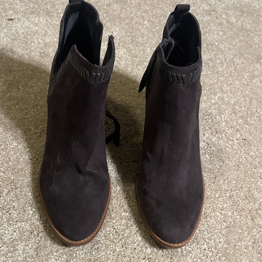 DV by Dolce Vita Black Suede Ankle Boots